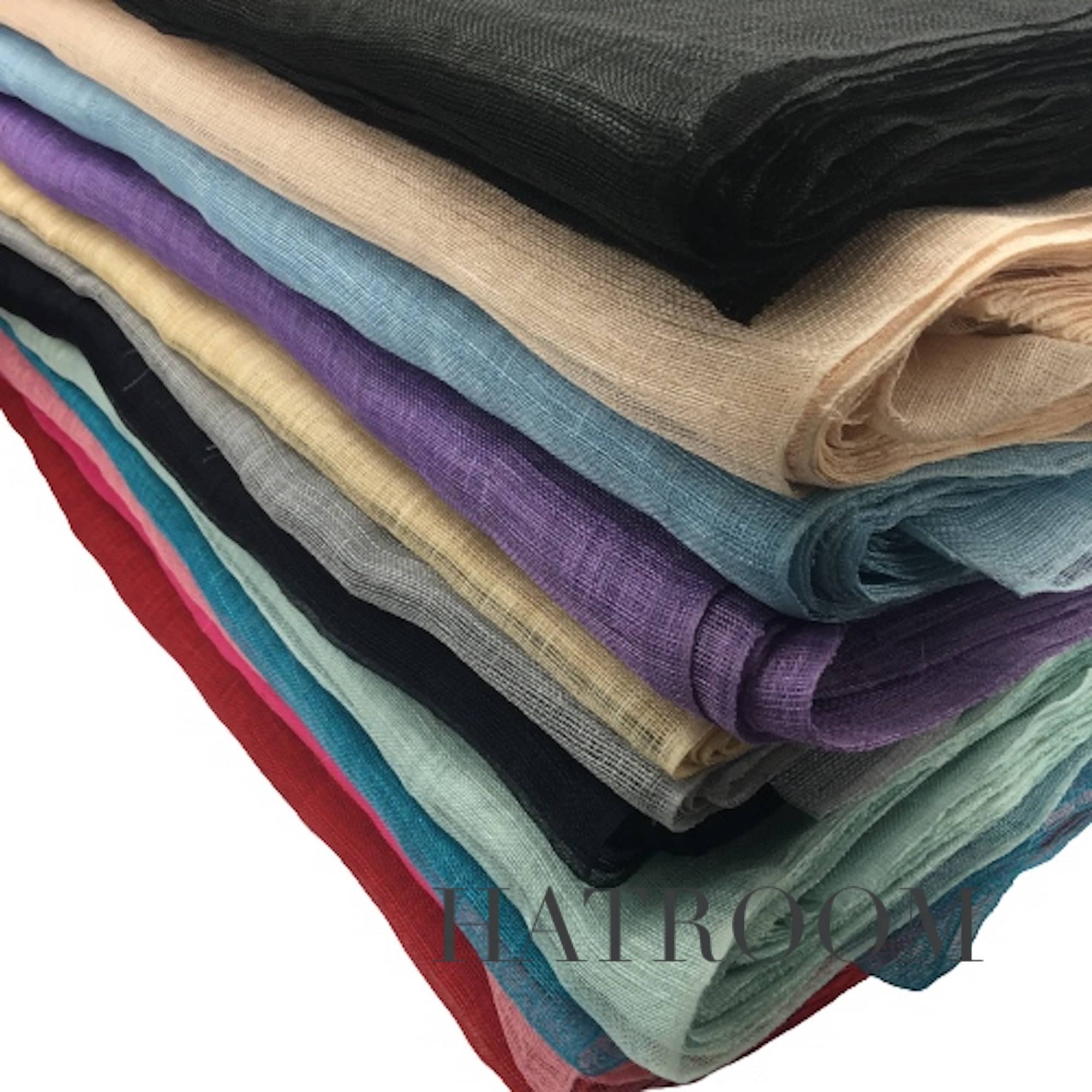 Not Stiffened Hand-Weave Sinamay Fabric for Millinery and Hat Making - 1 meter