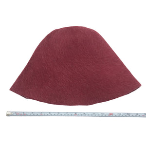 Melza Fur Felt Cone Hat Bodies with a Long-Haired Finish.