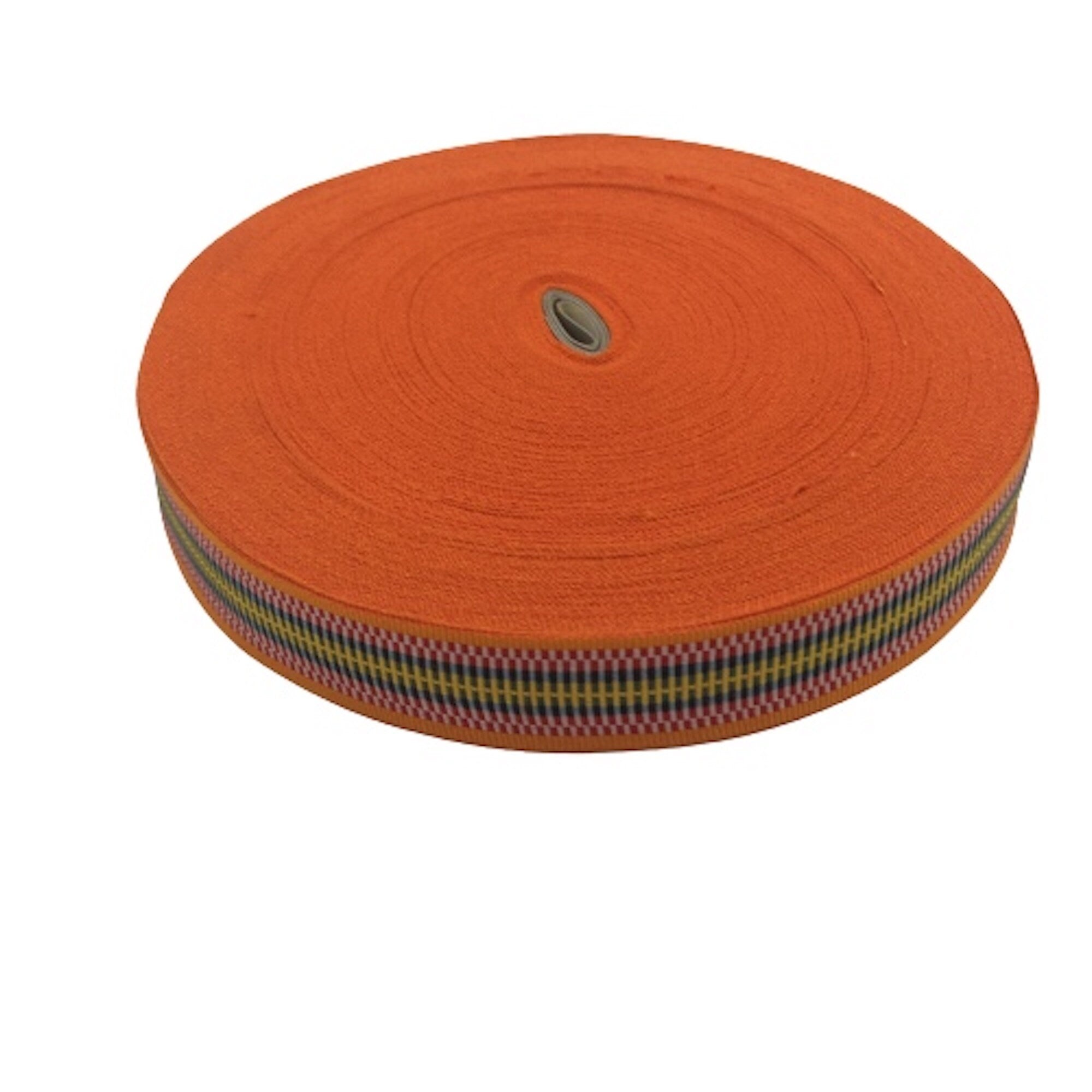 5 Yards Orange Millinery Grosgrain Ribbon - 1 inch (25mm)
