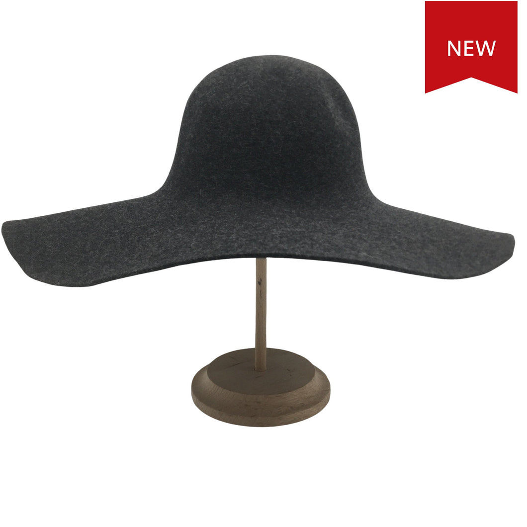 High-Quality Melange Wool Felt Capeline Hat Bodies for Millinery