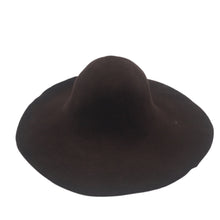 Load image into Gallery viewer, Brown Wool Felt Capeline Hat - Divahats boutique