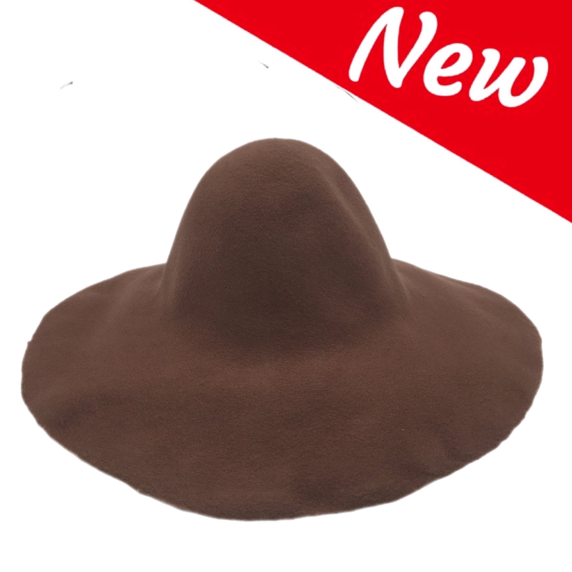 Set of 6 Heavy Weight Wool Felt Capeline Hat Bodies for Millinery