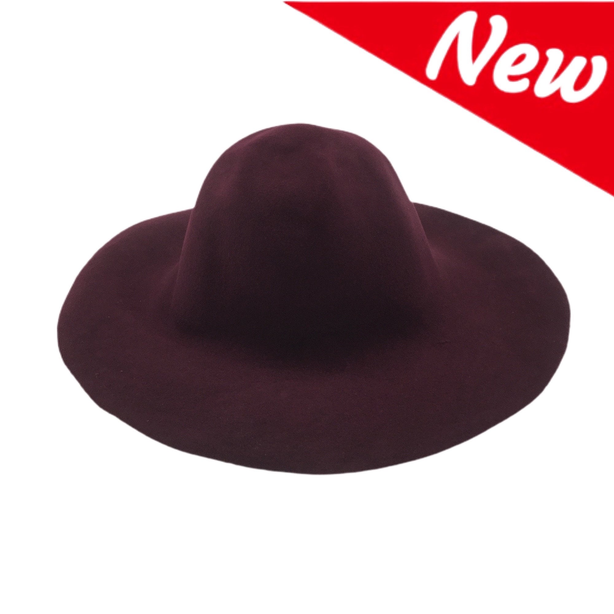 Set of 6 Heavy Weight Wool Felt Capeline Hat Bodies for Millinery