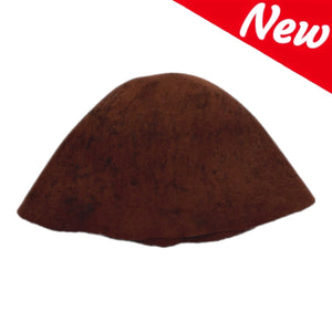 Brown Wool Felt Cone Hat Bodie Aged Imitation