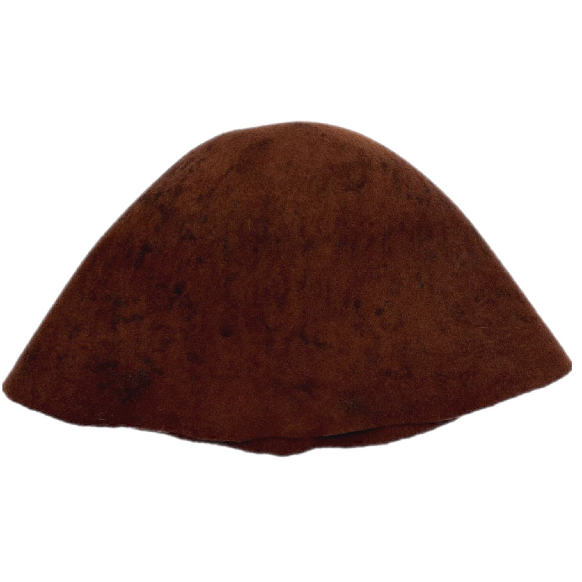 Brown Wool Felt Cone Hat Bodie Aged Imitation