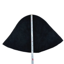 Load image into Gallery viewer, Black Fur Felt Hat Body Hoods for Millinery