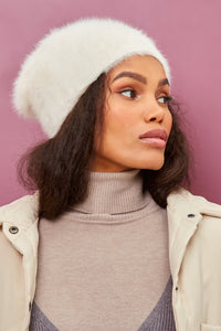 Beanie Hat Angora Wool Winter Headwear - Divahats boutique