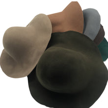 Load image into Gallery viewer, Set of 6 Heavy Weight Wool Felt Capeline Hat Bodies for Millinery
