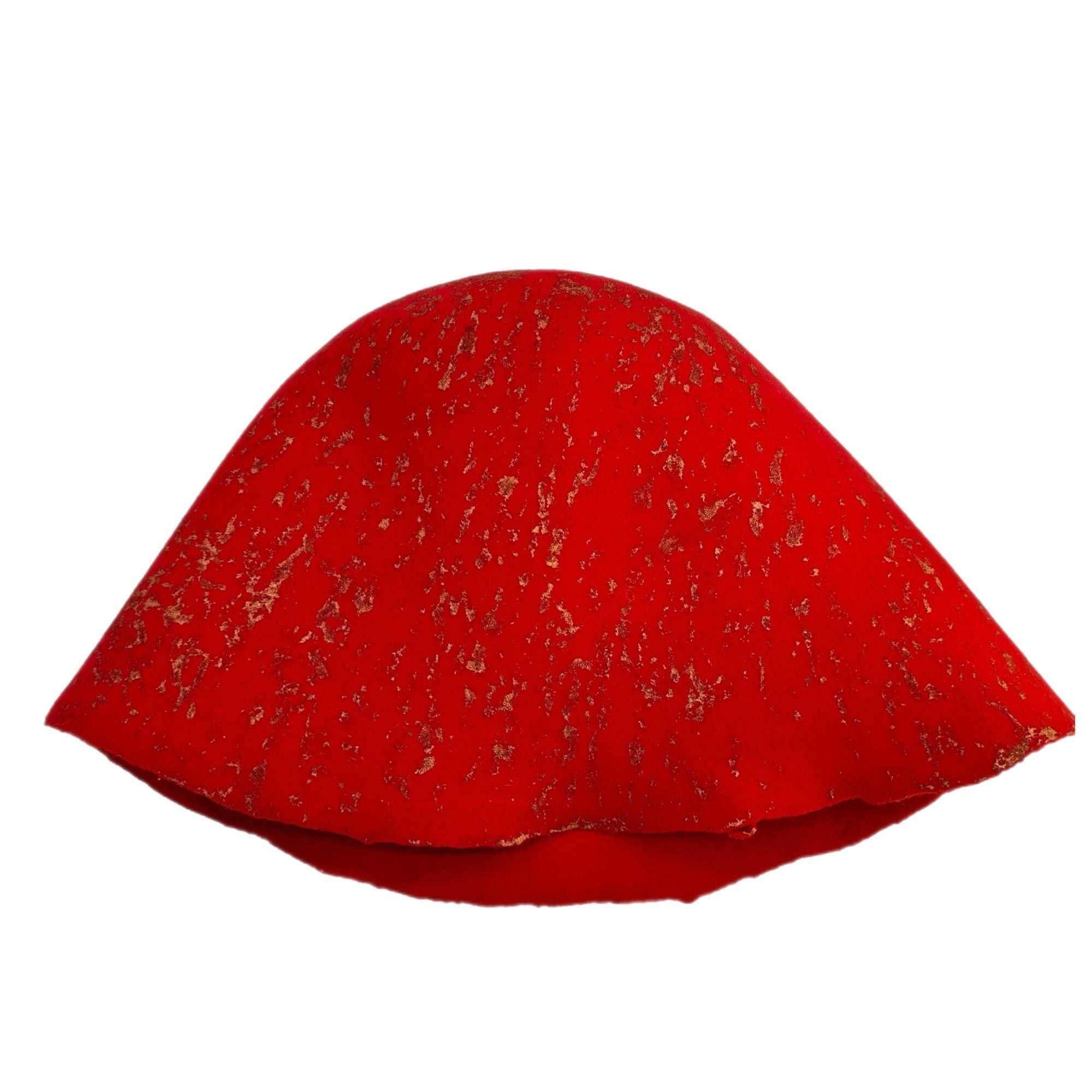Felt Hat Bodies with Metallic Splash for Hat Making