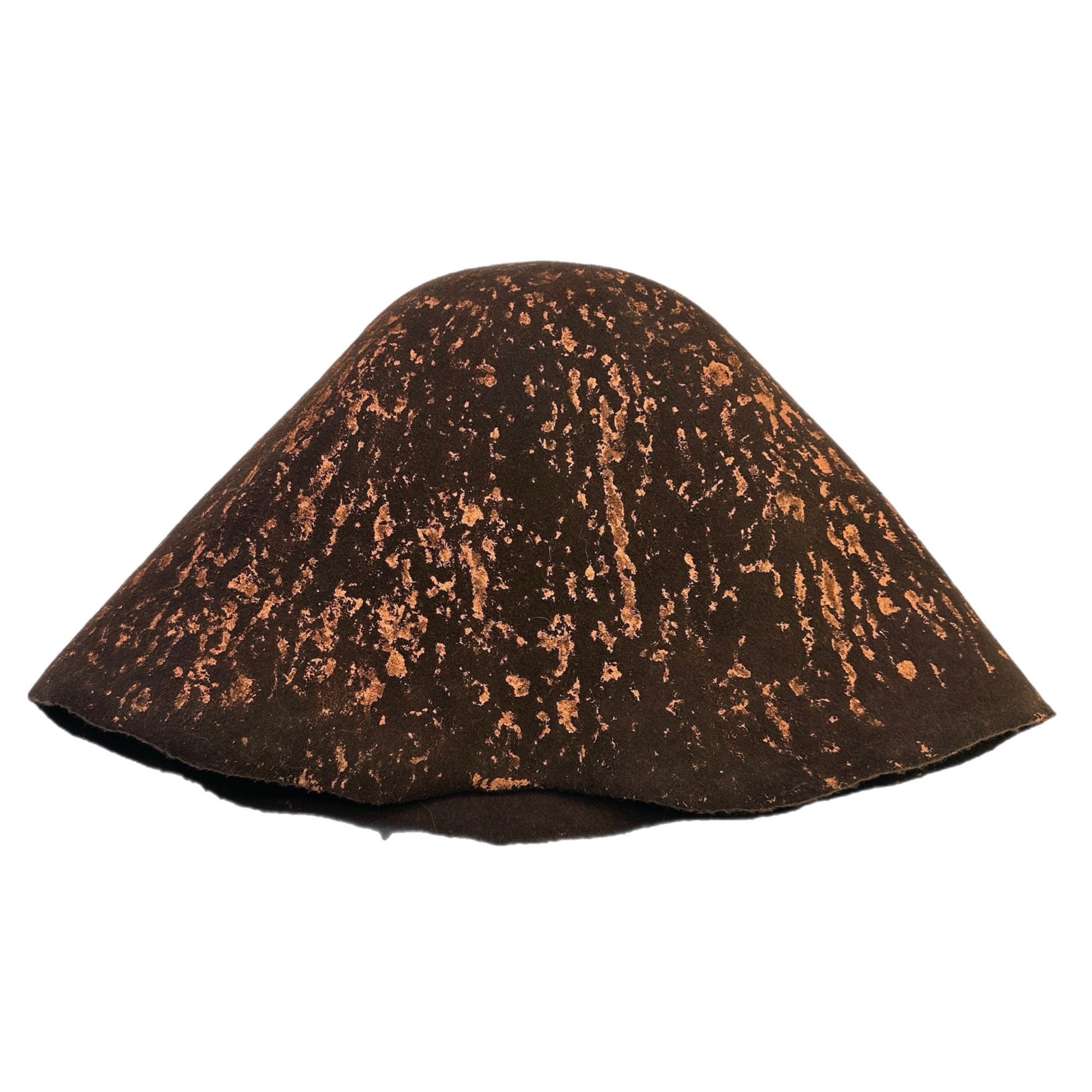 Felt Hat Bodies with Metallic Splash for Hat Making