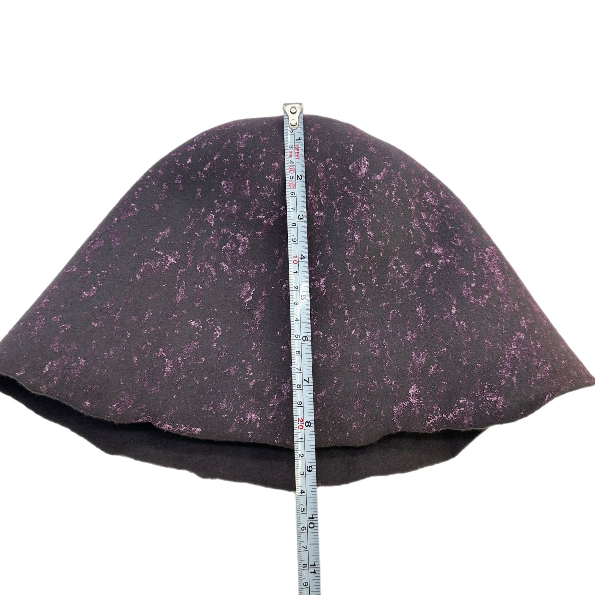 Felt Hat Bodies with Metallic Splash for Hat Making