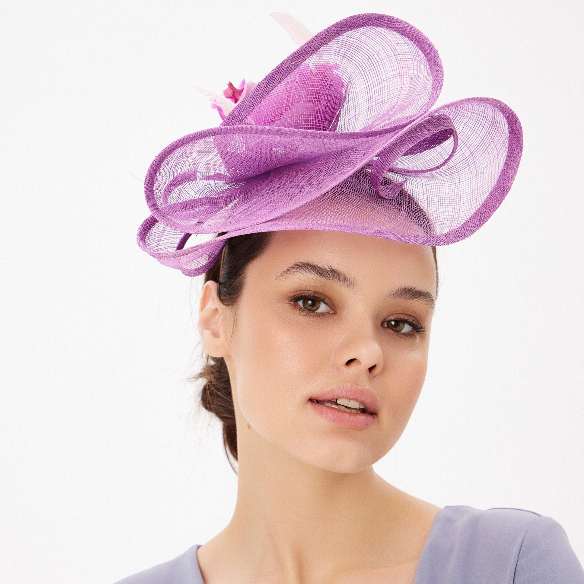 Fascinator Headband Wedding Tea Party Cocktail Hat - Divahats boutique