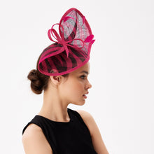 Load image into Gallery viewer, Fascinator Headband Wedding Tea Party Cocktail Hat