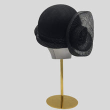 Load image into Gallery viewer, Black women&#39;s church hats - Divahats boutique