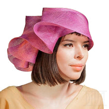 Load image into Gallery viewer, Women&#39;s Creative Wavy Brim Toque Kentucky Derby Church Tea Party Hat - DivaHats Boutique