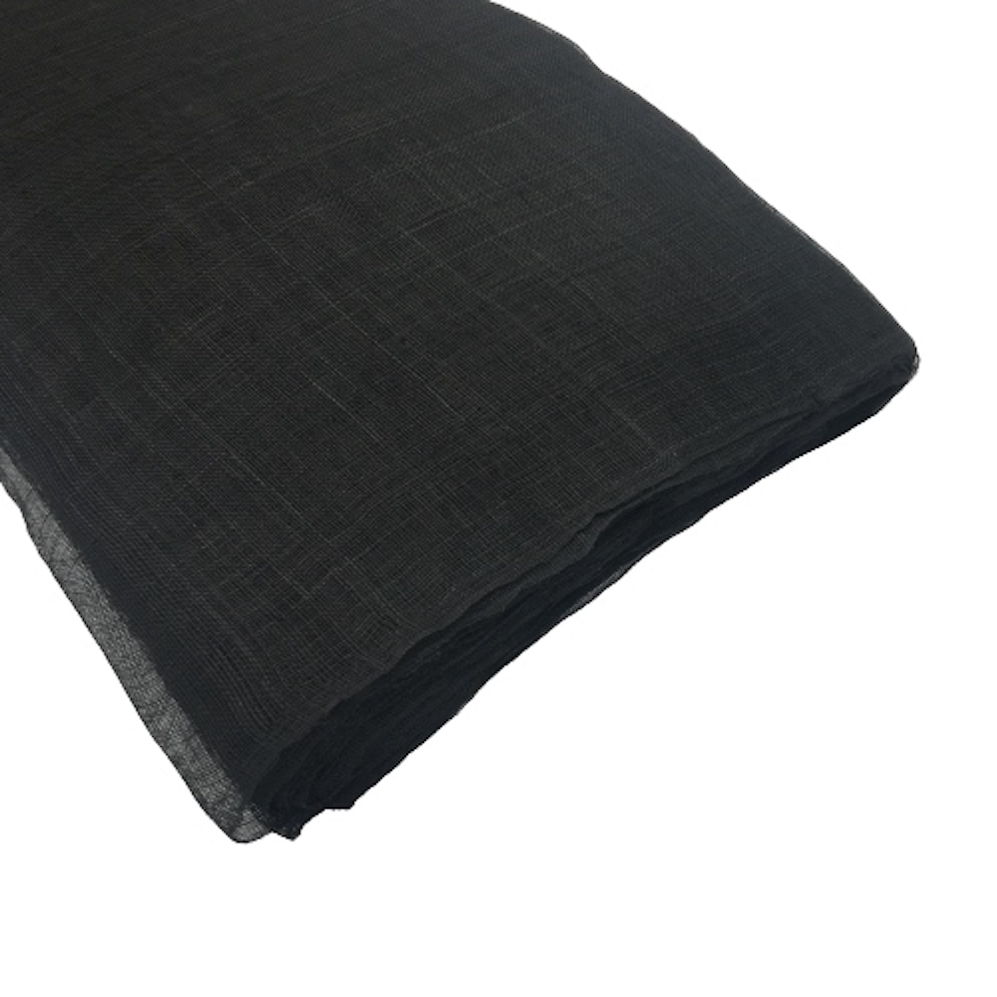 Black Sinamay fabric - Millinery Supply Shop