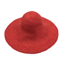 Load image into Gallery viewer, Red Capeline Hat - Millinery Supply Shop