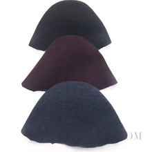 Load image into Gallery viewer, Melange Wool Felt Cone Hat Bodies - DivaHats Boutique